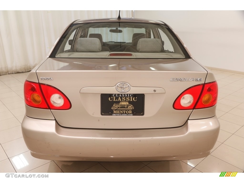 2004 Corolla LE - Desert Sand Mica / Pebble Beige photo #17