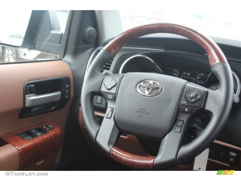 2018 Toyota Sequoia Platinum Steering Wheel Photos
