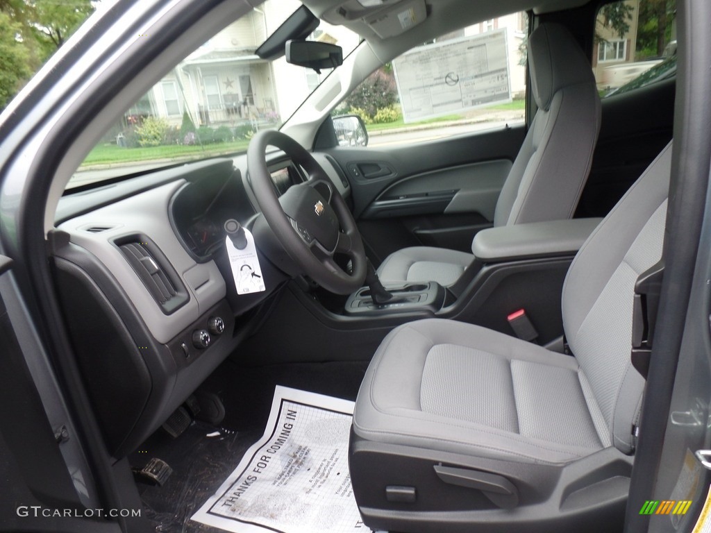 Jet Black/Dark Ash Interior 2019 Chevrolet Colorado WT Extended Cab 4x4 Photo #128917219