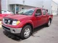 2008 Red Brawn Nissan Frontier SE Crew Cab 4x4  photo #2