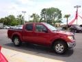 2008 Red Brawn Nissan Frontier SE Crew Cab 4x4  photo #5