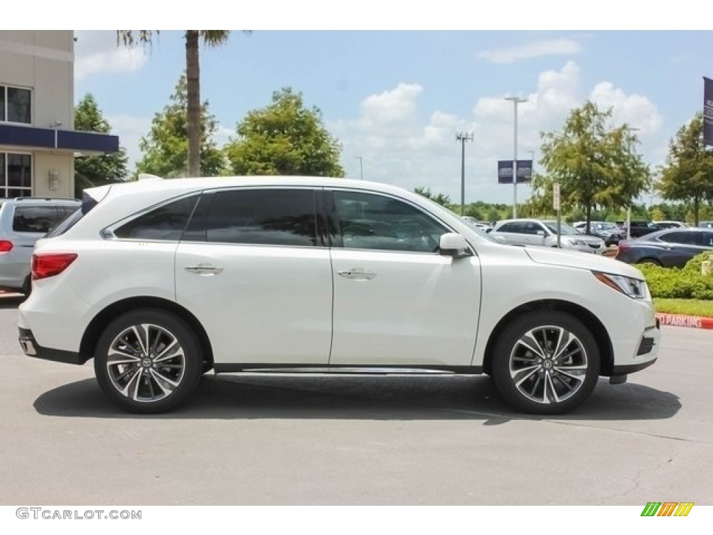White Diamond Pearl 2019 Acura MDX Standard MDX Model Exterior Photo #128921131
