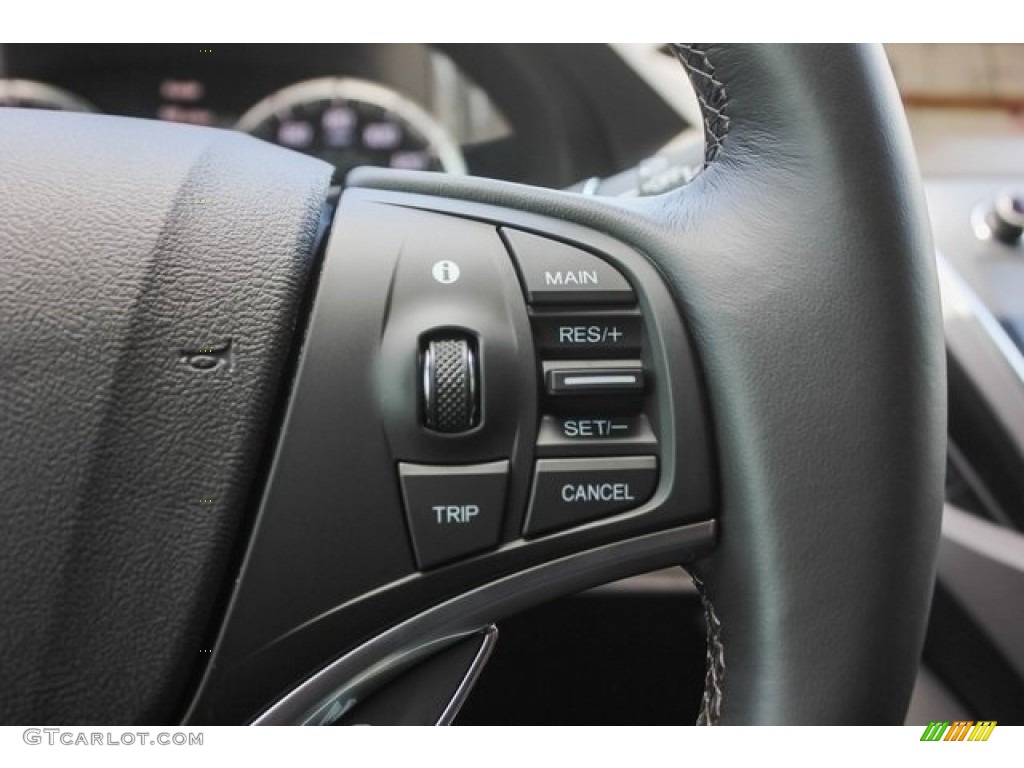 2019 Acura MDX Standard MDX Model Espresso Steering Wheel Photo #128921287