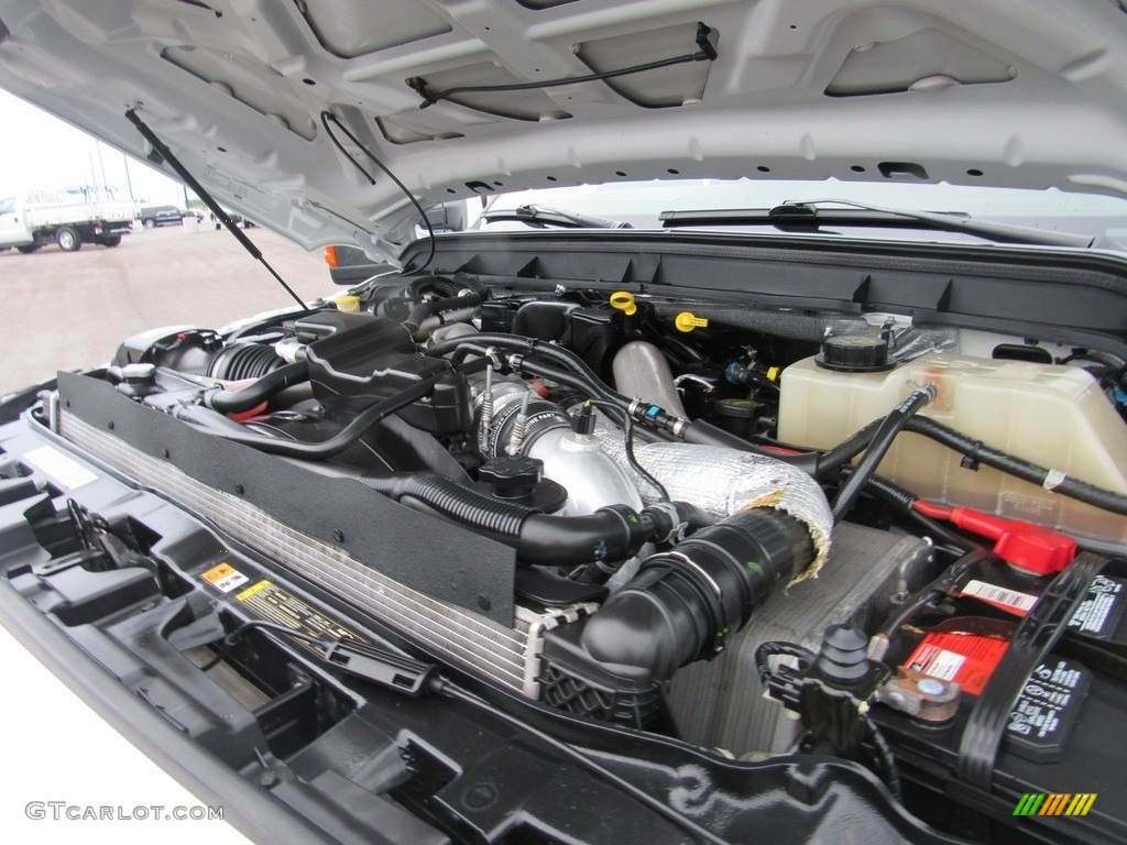 2014 F350 Super Duty Lariat Crew Cab 4x4 Dually - Oxford White / Adobe photo #41