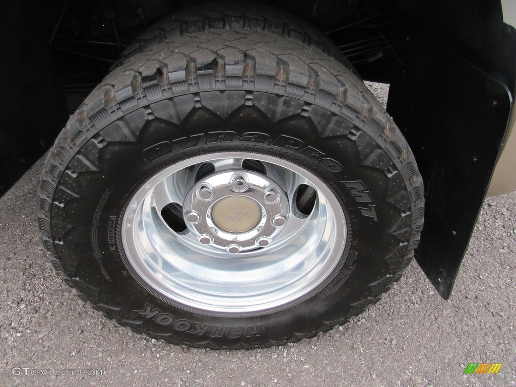 2014 F350 Super Duty Lariat Crew Cab 4x4 Dually - Oxford White / Adobe photo #48