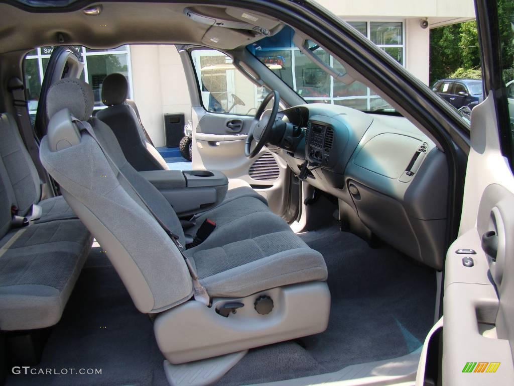 2002 F150 XLT SuperCab - Dark Shadow Grey Metallic / Dark Graphite photo #11
