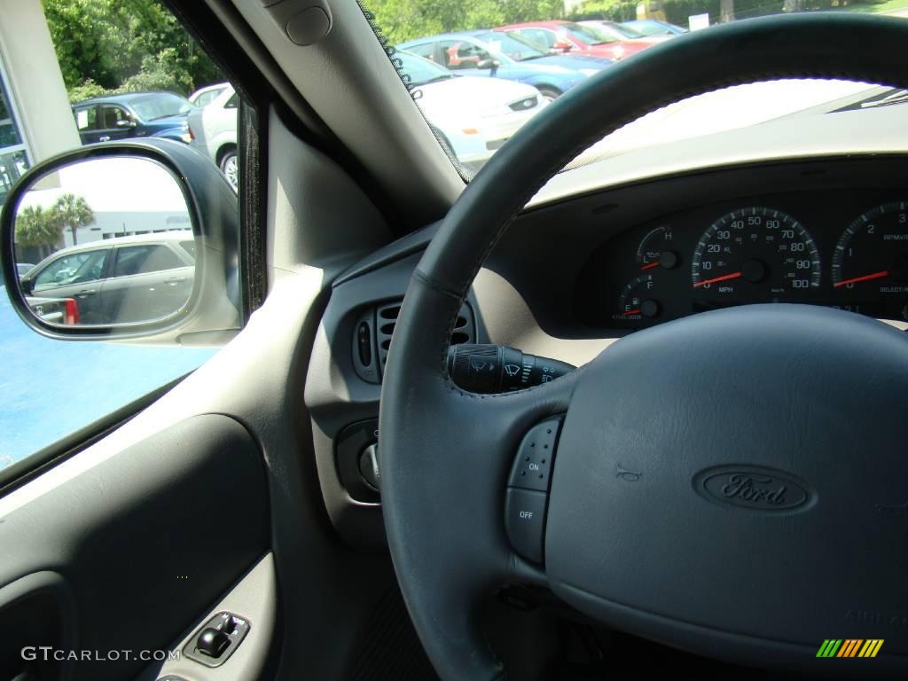 2002 F150 XLT SuperCab - Dark Shadow Grey Metallic / Dark Graphite photo #17