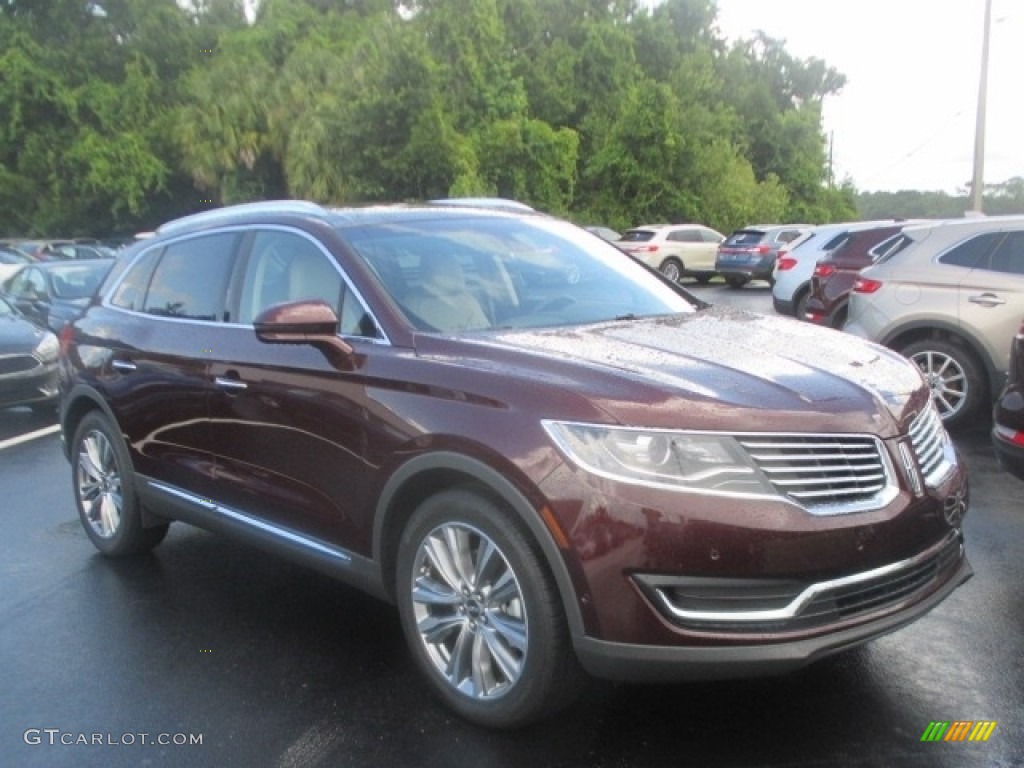 2018 MKX Reserve AWD - Burgundy Velvet Metallic / Cappuccino photo #1