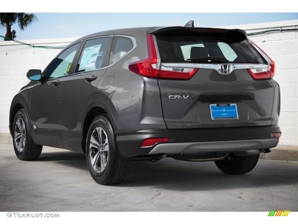 2018 CR-V LX - Modern Steel Metallic / Black photo #2