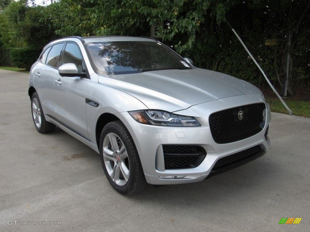 Indus Silver Metallic 2019 Jaguar F-PACE R-Sport AWD Exterior Photo #128924921