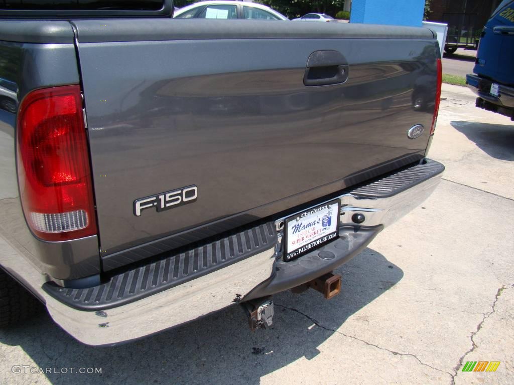2002 F150 XLT SuperCab - Dark Shadow Grey Metallic / Dark Graphite photo #26
