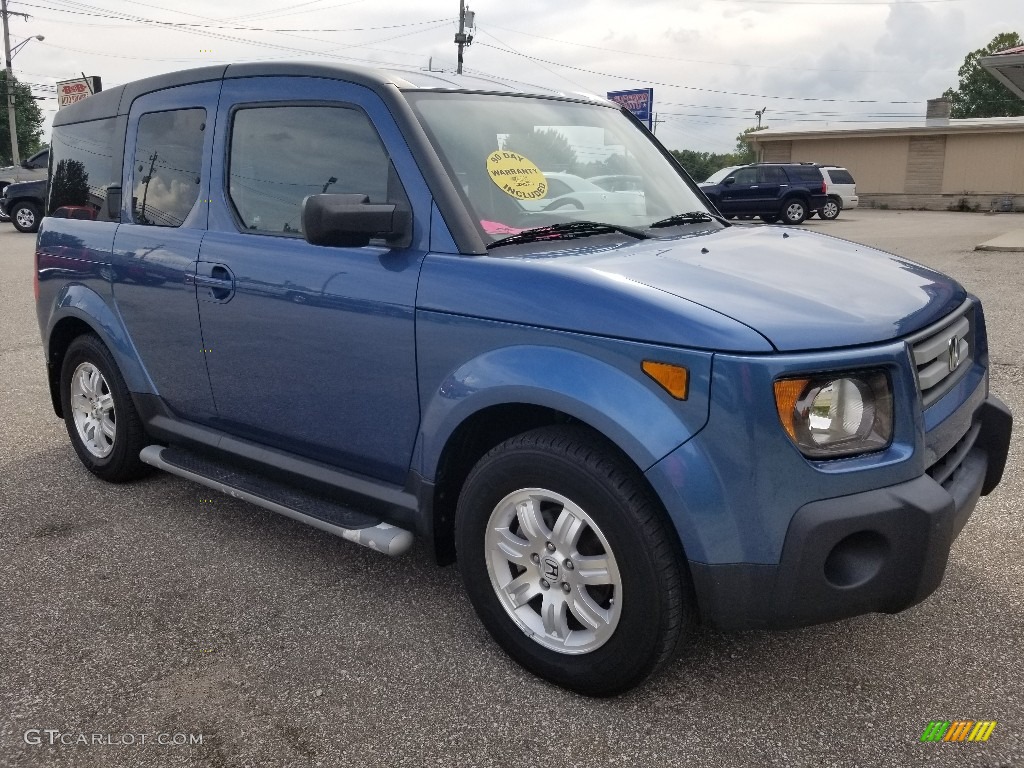 2008 Element EX AWD - Atomic Blue Metallic / Gray/Black photo #2