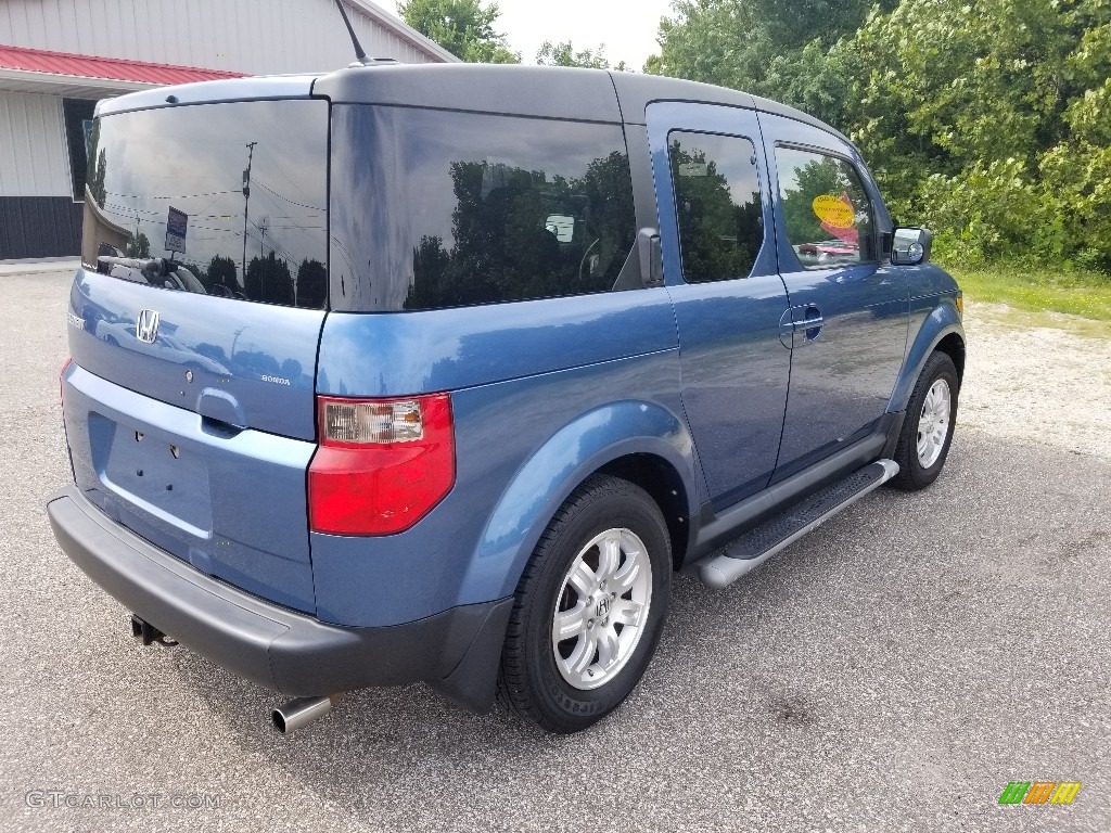 2008 Element EX AWD - Atomic Blue Metallic / Gray/Black photo #6