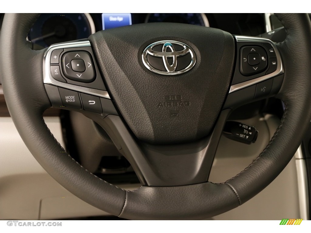 2017 Camry XLE - Blizzard White Pearl / Ash photo #6