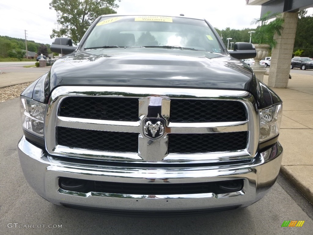 2017 2500 Tradesman Crew Cab 4x4 - Black Forest Green Pearl / Black/Diesel Gray photo #4