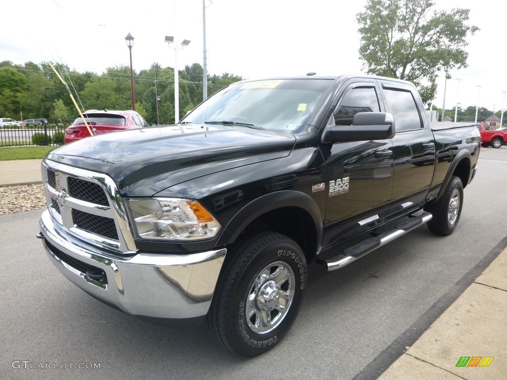 2017 2500 Tradesman Crew Cab 4x4 - Black Forest Green Pearl / Black/Diesel Gray photo #5