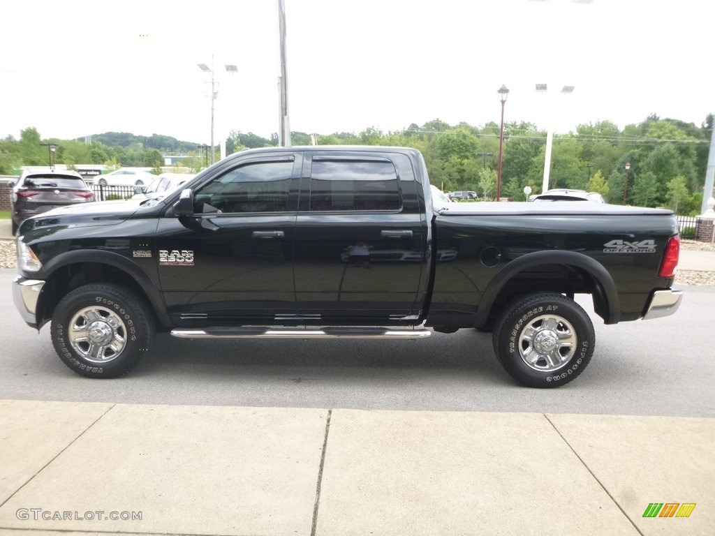 2017 2500 Tradesman Crew Cab 4x4 - Black Forest Green Pearl / Black/Diesel Gray photo #7