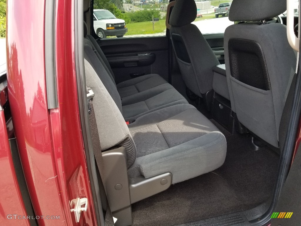 2009 Silverado 1500 LT Crew Cab 4x4 - Deep Ruby Red Metallic / Light Titanium photo #12