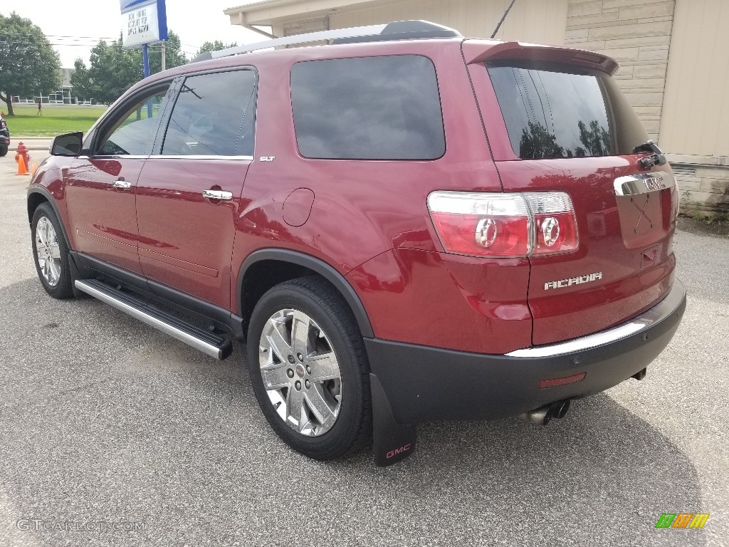 2010 Acadia SLT AWD - Red Jewel Tintcoat / Cashmere photo #4