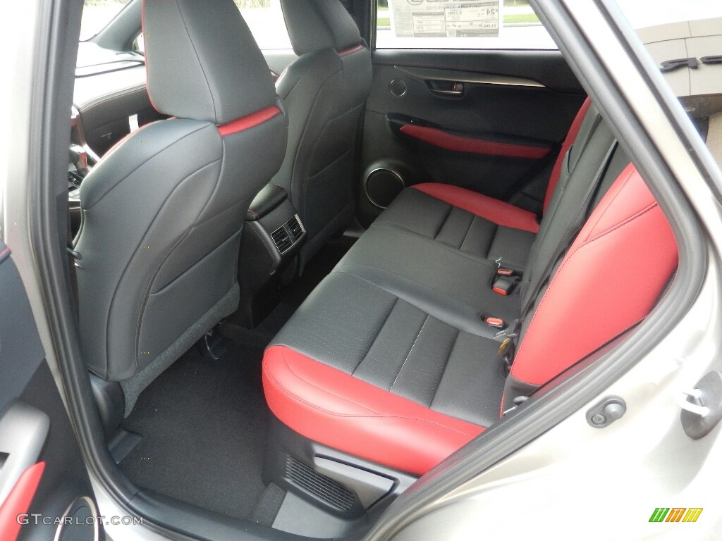 Red Interior 2019 Lexus NX 300 F Sport AWD Photo #128929521