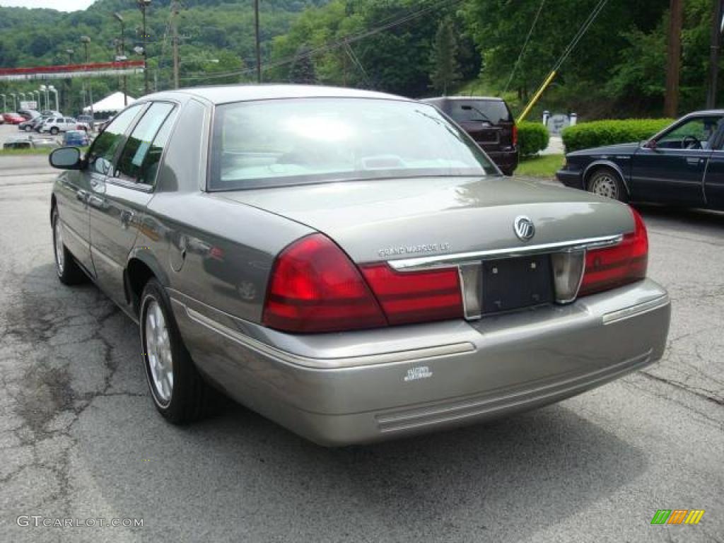 2004 Grand Marquis LS - Spruce Green Metallic / Light Flint photo #4