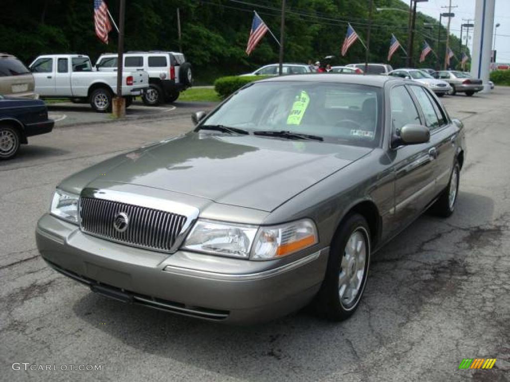 2004 Grand Marquis LS - Spruce Green Metallic / Light Flint photo #5