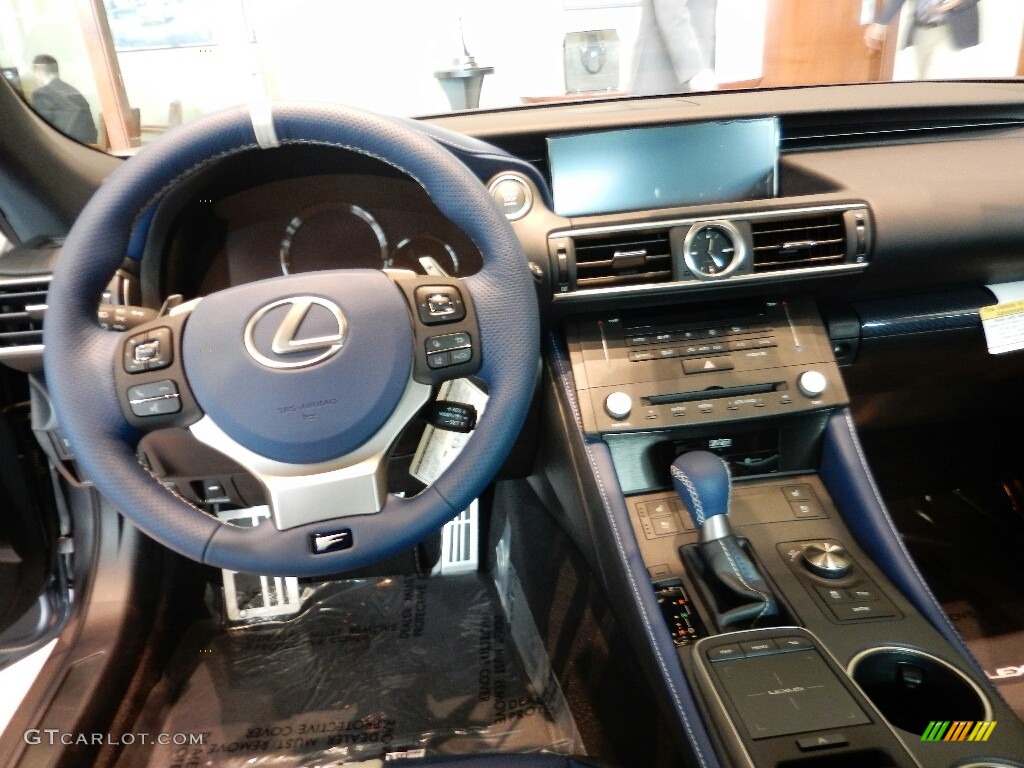 2019 Lexus RC F 10th Anniversary Special Edition 10th Anniversary Blue Dashboard Photo #128929956
