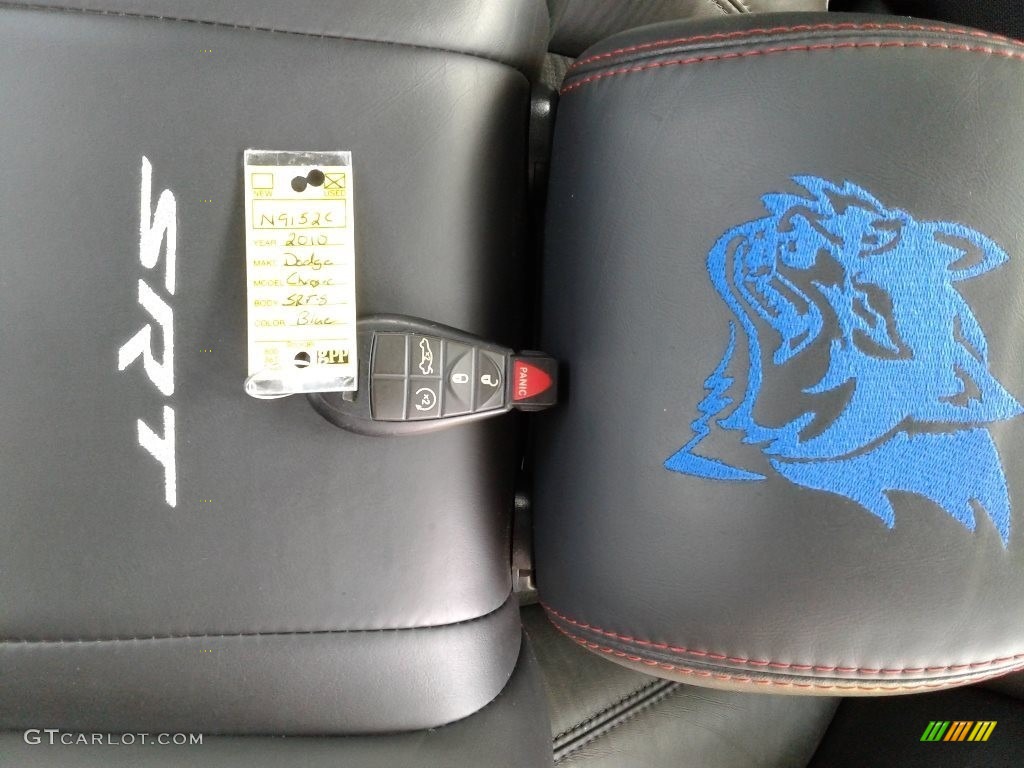 2010 Charger SRT8 - Deep Water Blue Pearl / Dark Slate Gray photo #28