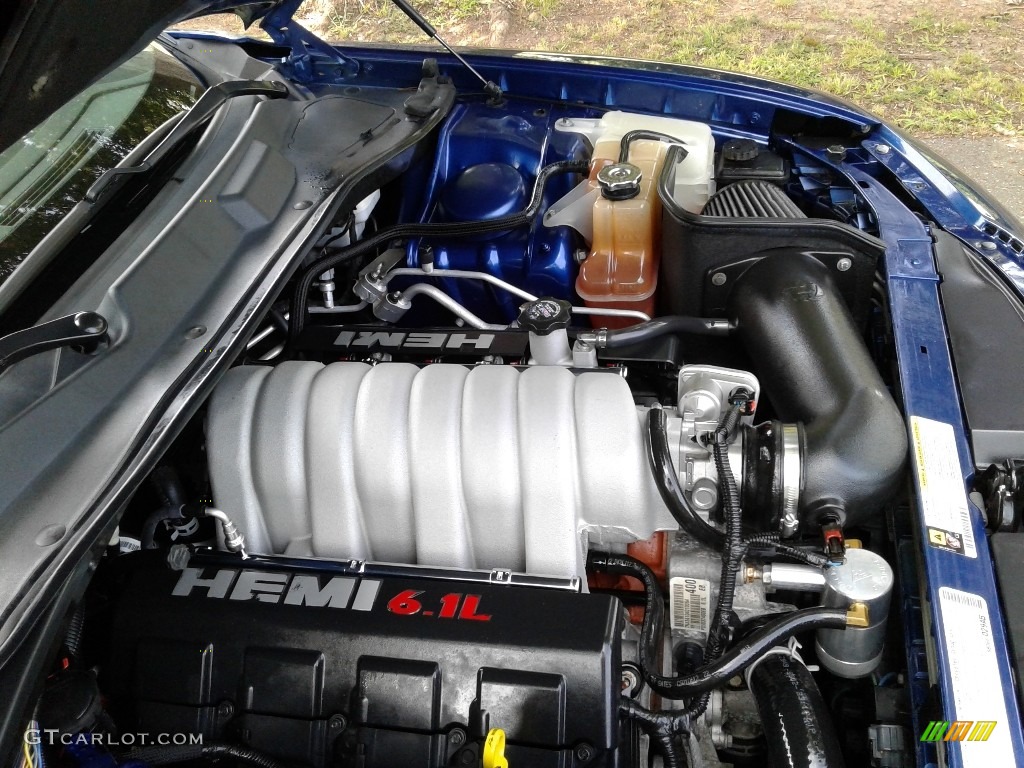 2010 Charger SRT8 - Deep Water Blue Pearl / Dark Slate Gray photo #30