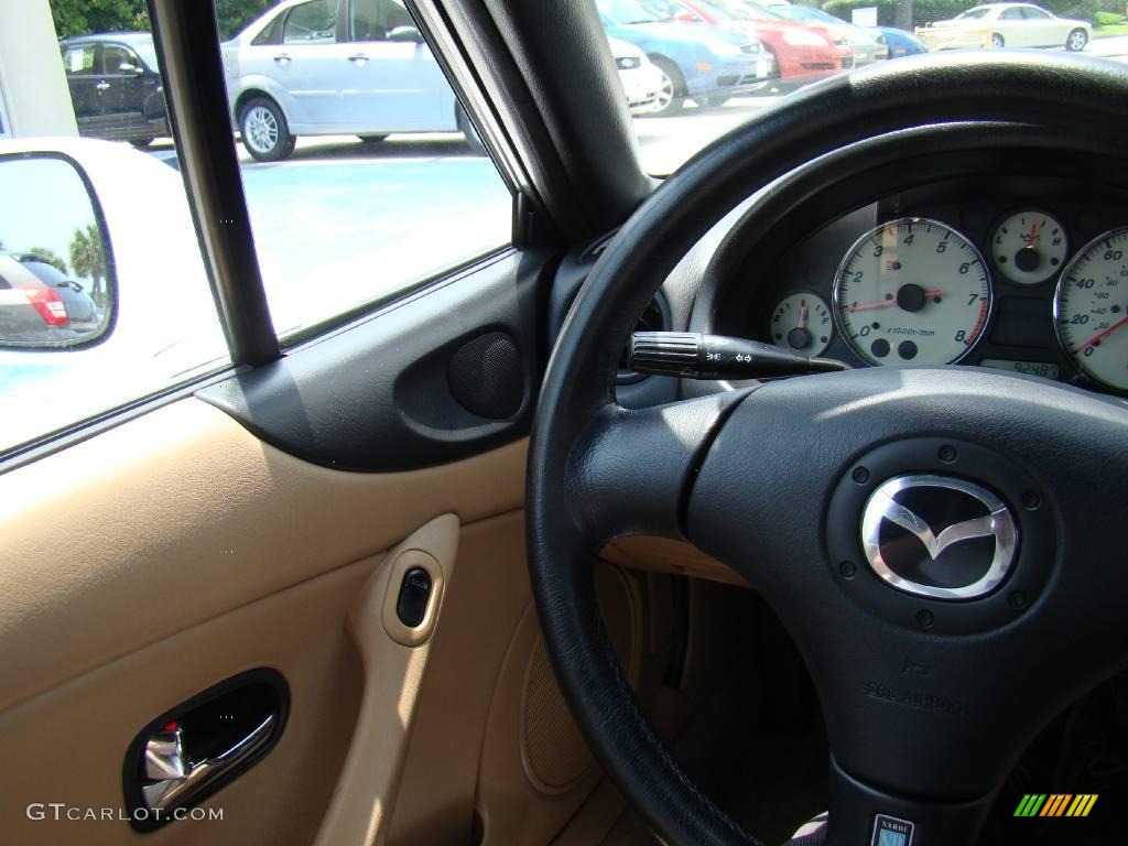 2001 MX-5 Miata Roadster - Pure White / Tan photo #14