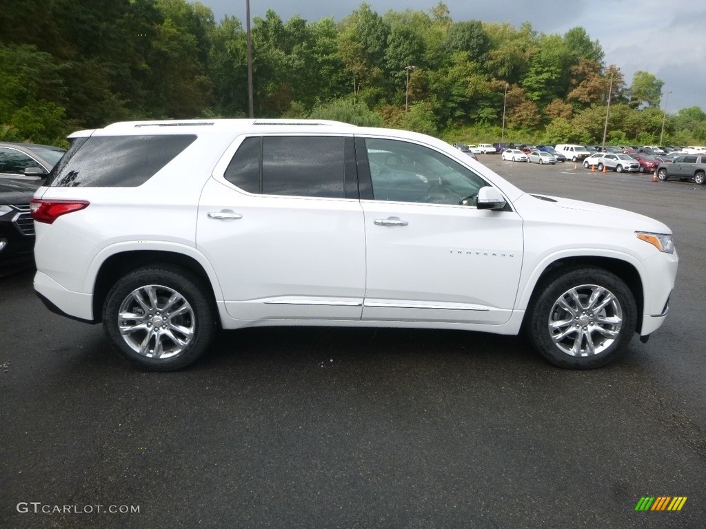 Pearl White 2019 Chevrolet Traverse High Country AWD Exterior Photo #128932401