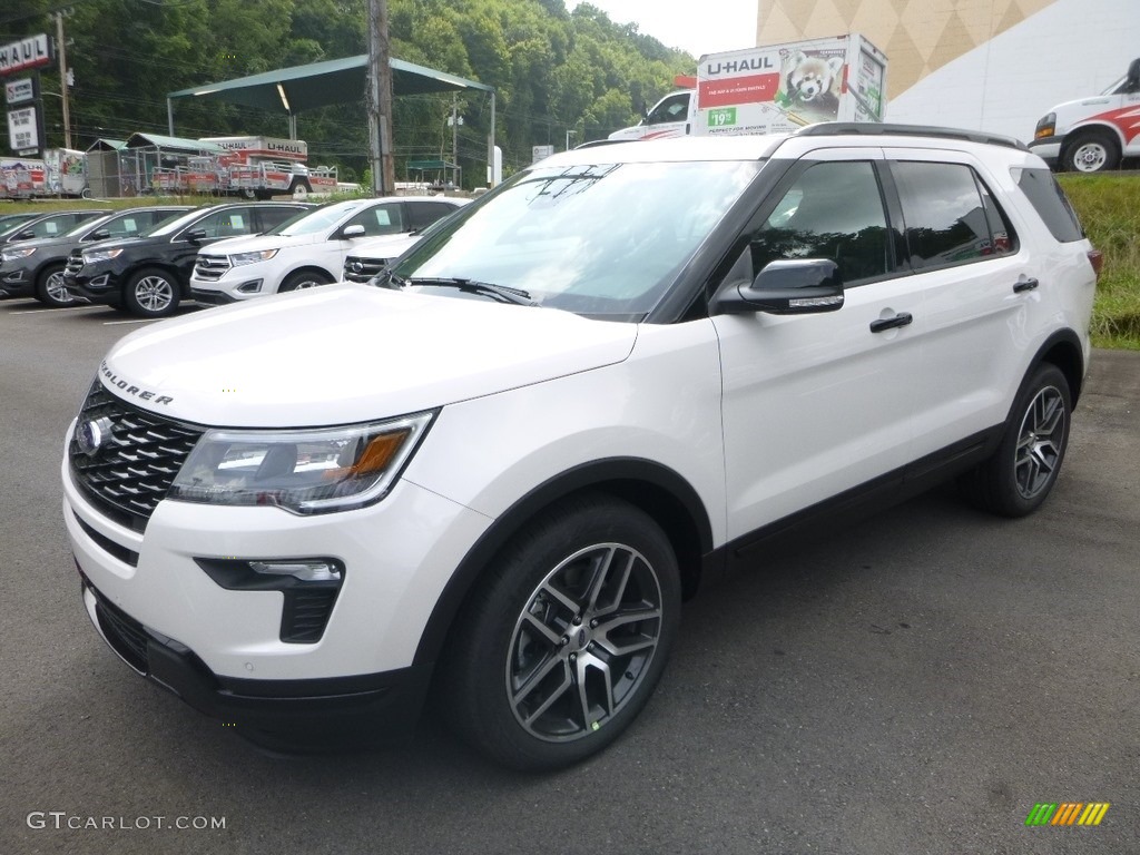 2018 Explorer Sport 4WD - White Platinum / Ebony Black photo #5