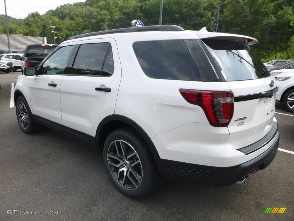 2018 Explorer Sport 4WD - White Platinum / Ebony Black photo #6