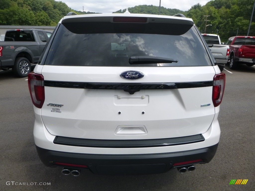 2018 Explorer Sport 4WD - White Platinum / Ebony Black photo #7
