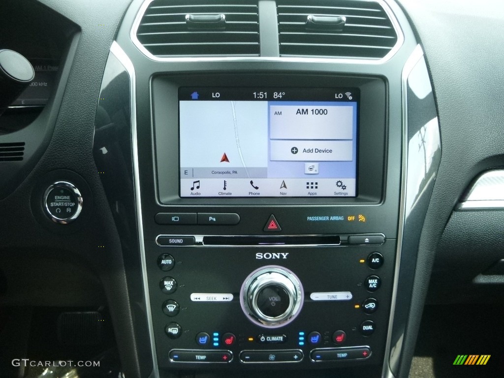 2018 Explorer Sport 4WD - White Platinum / Ebony Black photo #14