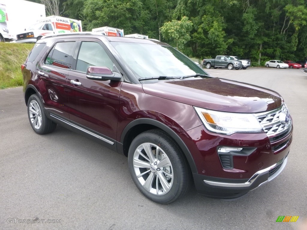 2018 Explorer Limited 4WD - Burgundy Velvet / Medium Stone photo #3