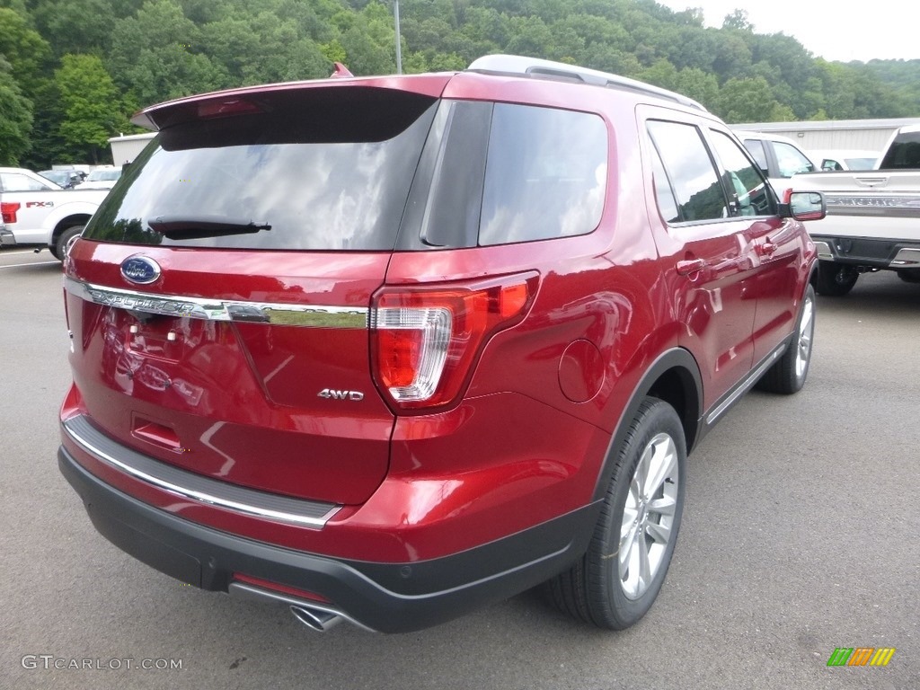 2018 Explorer XLT 4WD - Ruby Red / Ebony Black photo #2