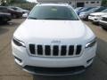 2019 Bright White Jeep Cherokee Limited 4x4  photo #8