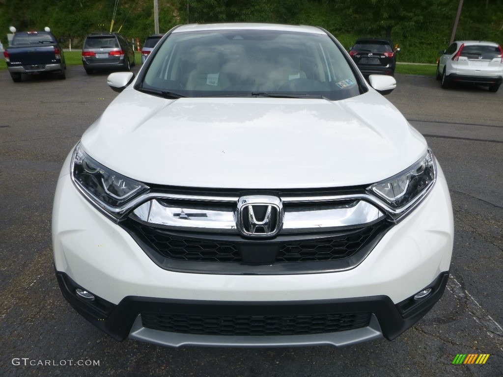 2018 CR-V EX AWD - White Diamond Pearl / Ivory photo #6