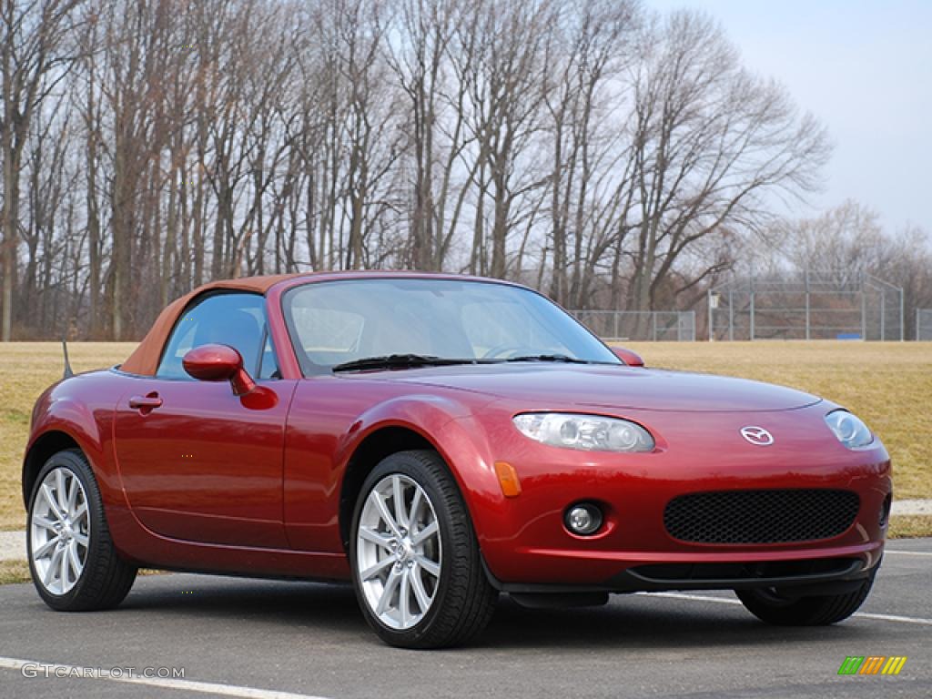 2006 MX-5 Miata Grand Touring Roadster - Copper Red Mica / Tan photo #2