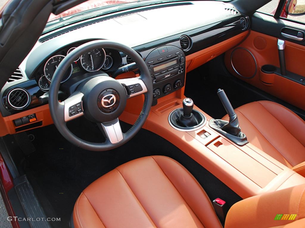 2006 MX-5 Miata Grand Touring Roadster - Copper Red Mica / Tan photo #4