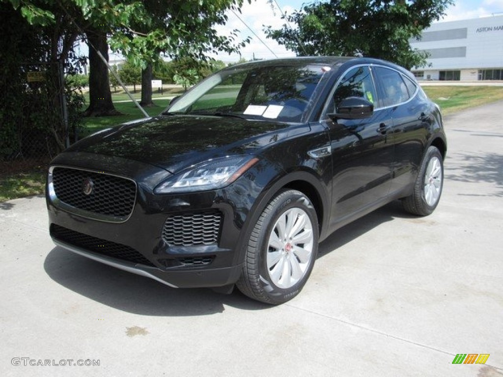 2018 E-PACE SE - Santorini Black Metallic / Ebony/Ebony photo #12