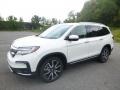 2019 White Diamond Pearl Honda Pilot Touring AWD  photo #1