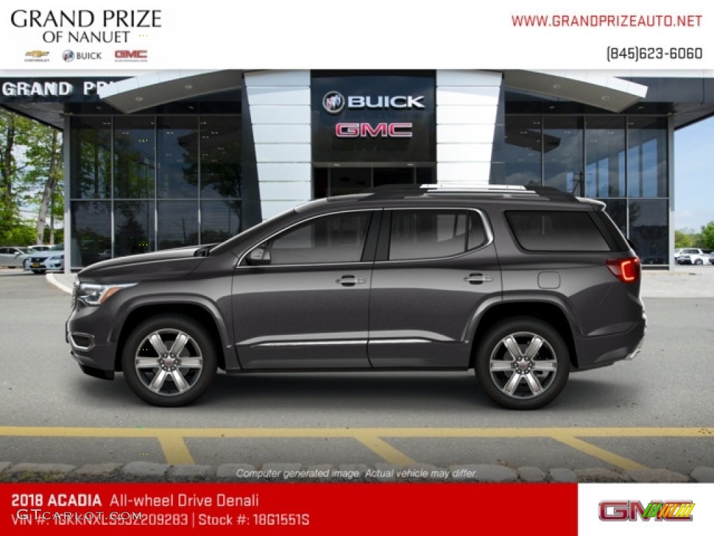 2018 Acadia Denali AWD - Iridium Metallic / Jet Black photo #2