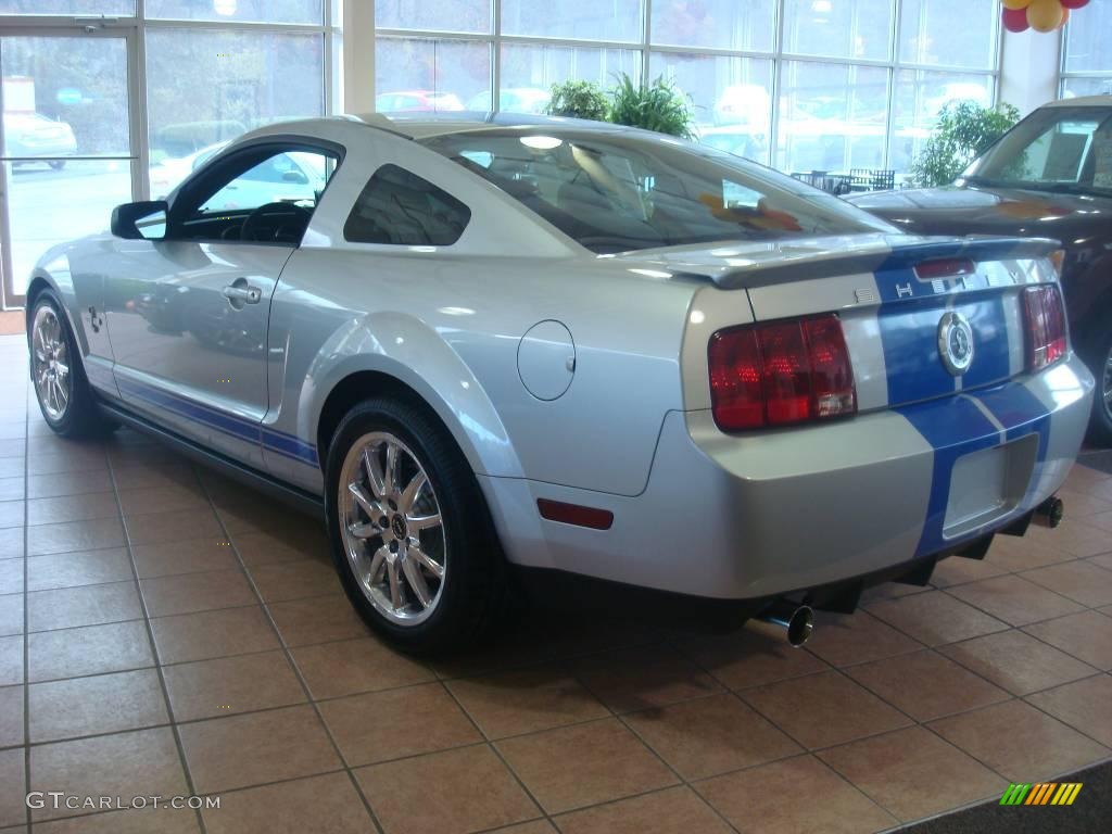 2008 Mustang Shelby GT500KR Coupe - Brilliant Silver Metallic / Black photo #3