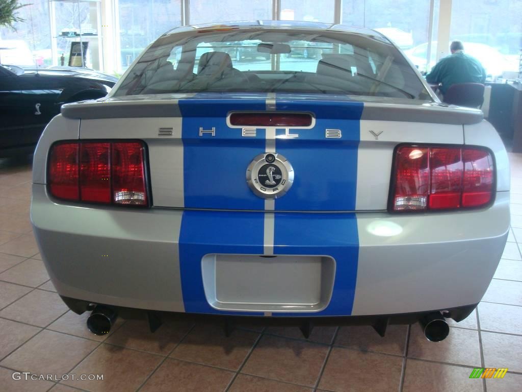 2008 Mustang Shelby GT500KR Coupe - Brilliant Silver Metallic / Black photo #4