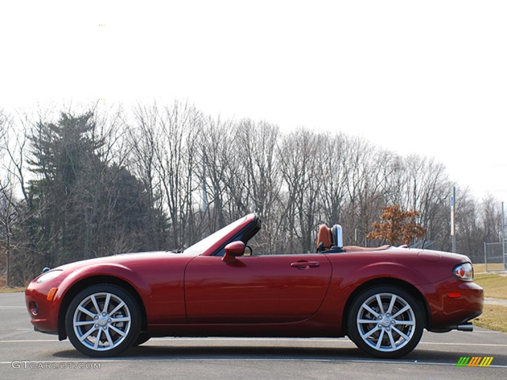 2006 MX-5 Miata Grand Touring Roadster - Copper Red Mica / Tan photo #26