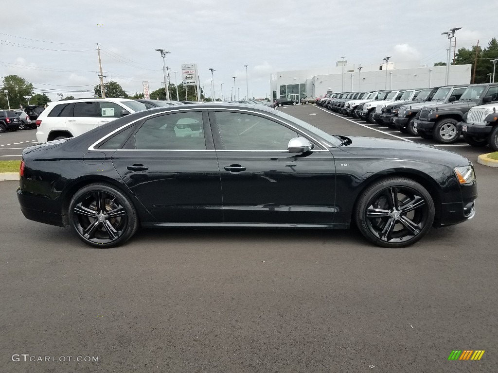 2014 S8 quattro S - Brilliant Black / Black photo #7