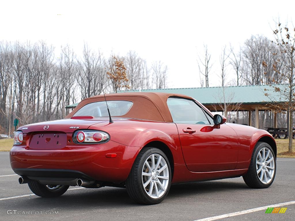 2006 MX-5 Miata Grand Touring Roadster - Copper Red Mica / Tan photo #28