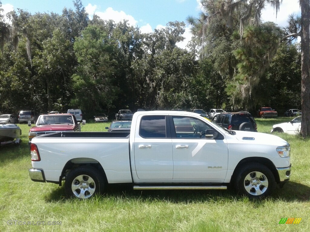 2019 1500 Big Horn Quad Cab 4x4 - Bright White / Black photo #5